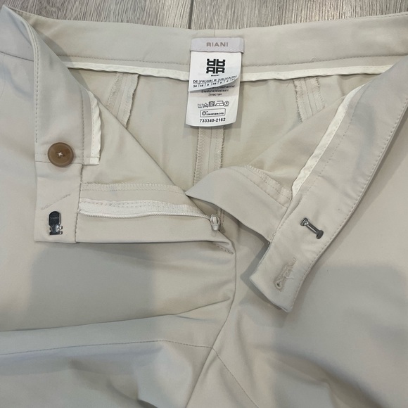 Riani Cream Trousers - Picture 7 of 11